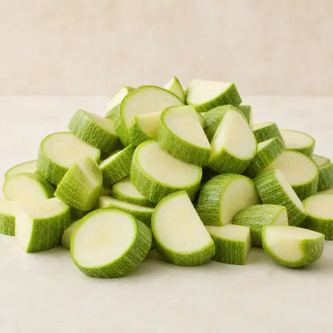 Sliced Cooking Zucchini